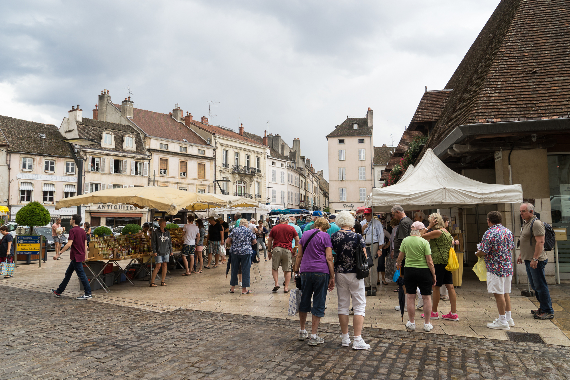 Le marché de Beaune en Bourgogne (©DP)