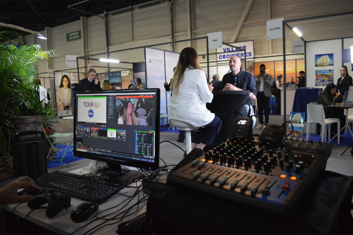 TourMaG avait déployé son Studio TV sur le salon du DITEX 2024 - Photo Manon Morelli