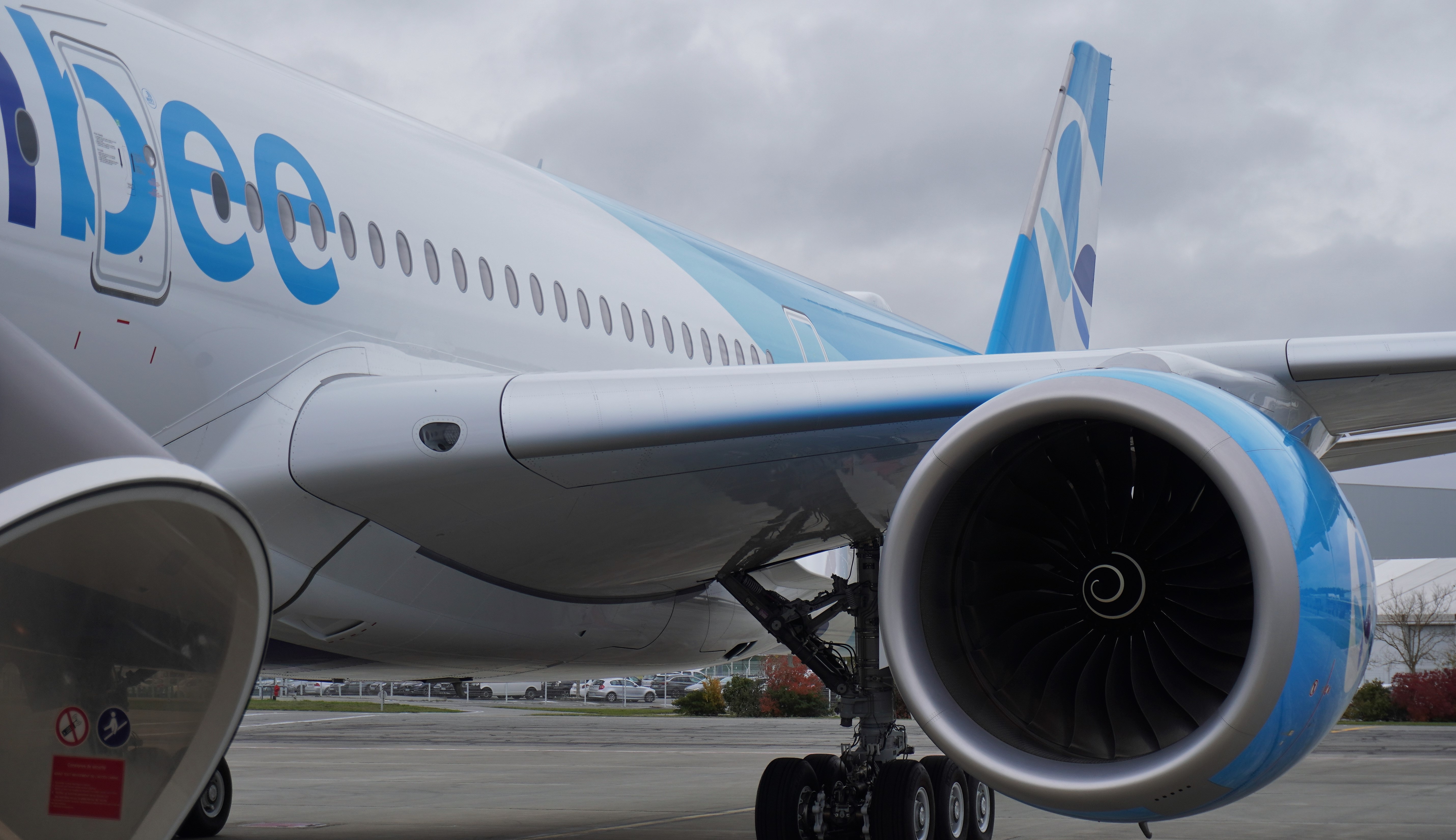 "Il faut un avion confortable et notre A350 répond parfaitement à cette exigence."Photo C.Hardin