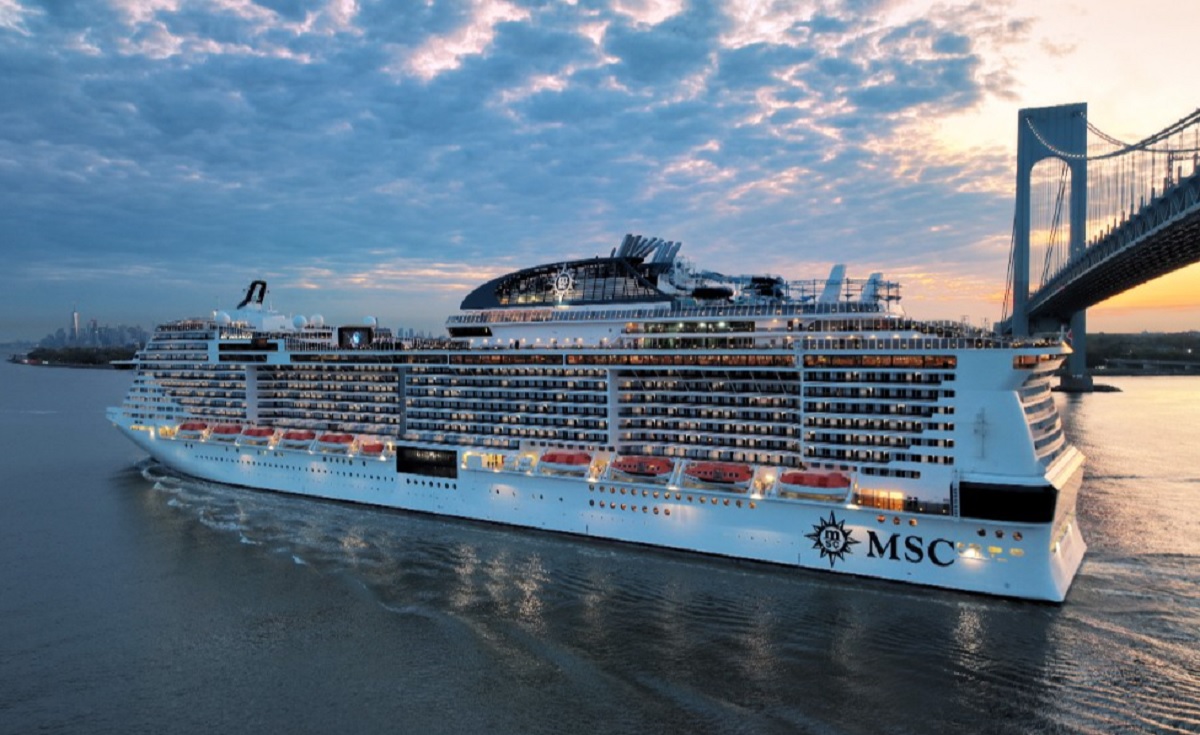 Le MSC Meraviglia est arrivé à New York, port de départ de ses croisières pour toute l'année - DR : MSC Croisières