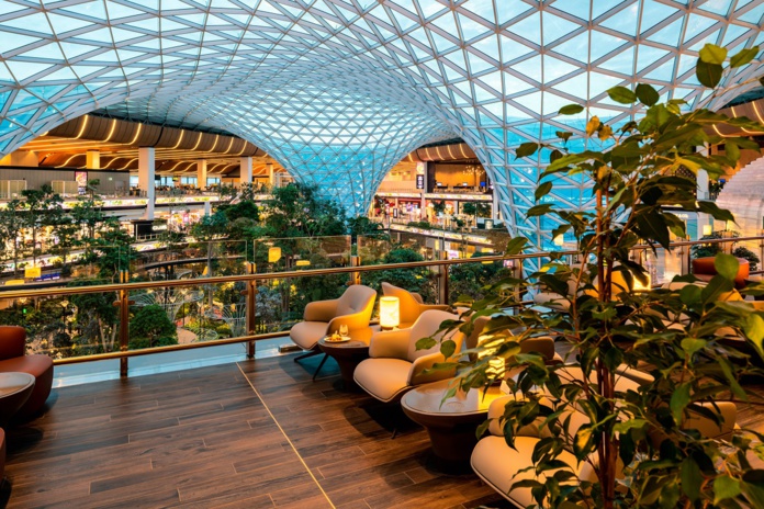 The Garden s'étend sur une superficie de 7 390 mètres carrés et peut accueillir jusqu'à 707 passagers - DR : Qatar Airways