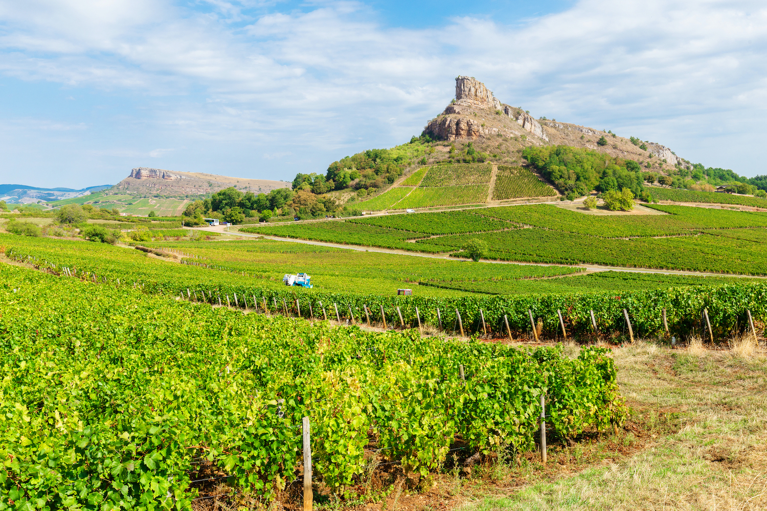 La Roche de Solutré, Bourgogne (©Deposit Photos)