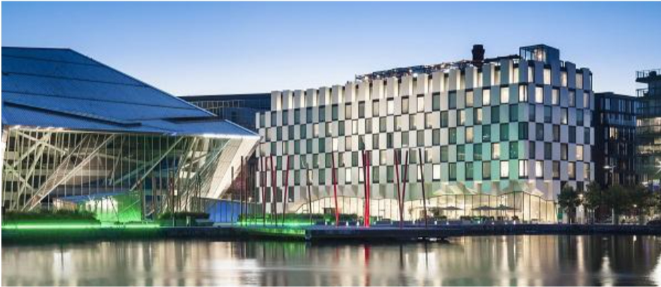 Vue extérieure de l'Anantara Dublin (Photo Anantara)