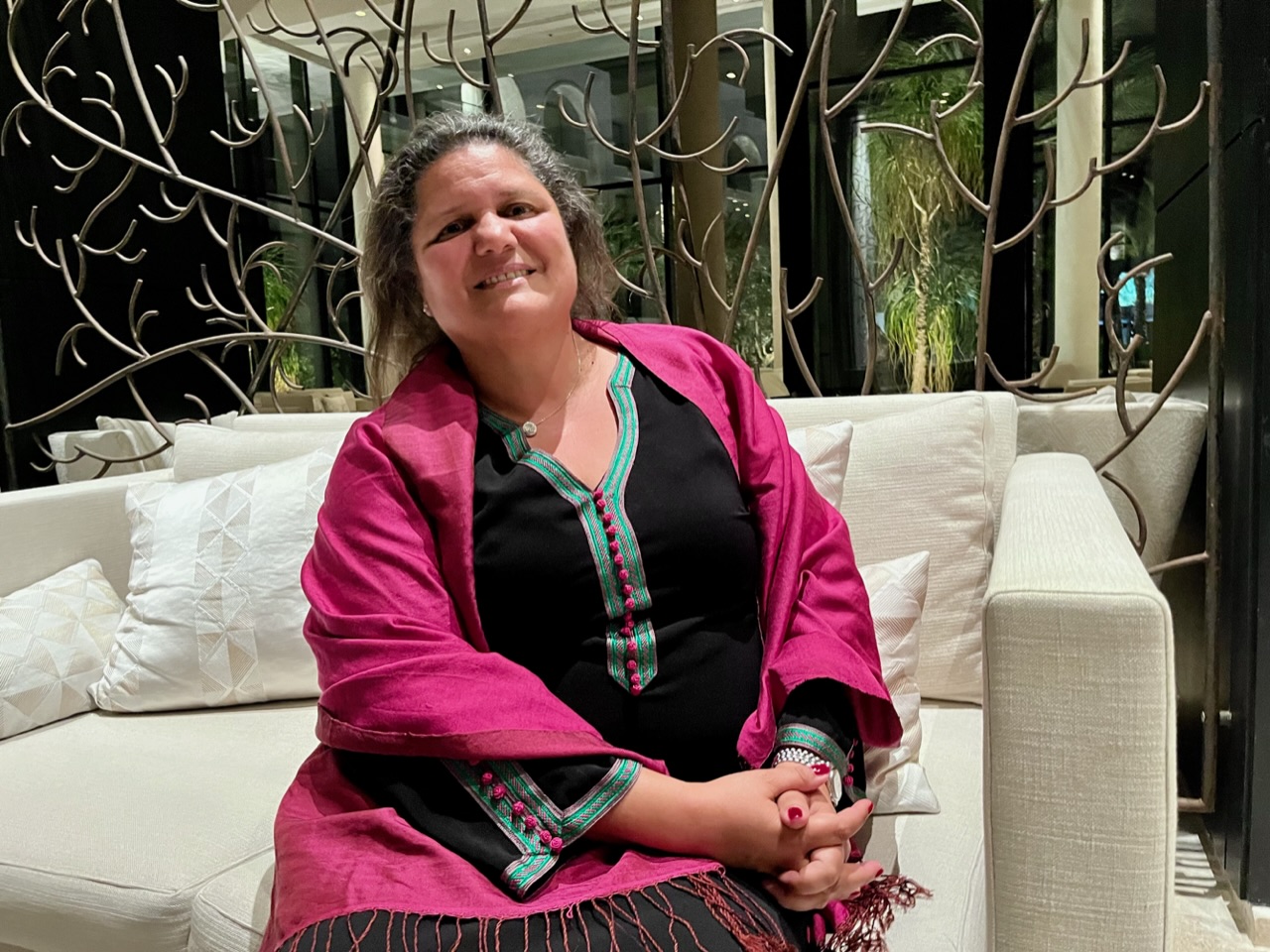 Mouna ben Halima : "Pour La Badira, l’année 2023 s’annonce encore plus exceptionnelle : nous devrions faire 20 % de plus qu’en 2022." (photo Paula BOYER) Mouna ben Halima : "Pour La Badira, l’année 2023 s’annonce encore plus exceptionnelle : nous devrions faire 20 % de plus qu’en 2022." (photo Paula BOYER)