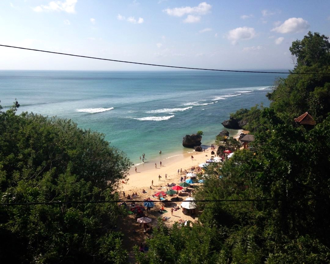 Padang Padang sur la presqu'île du Bukit © Lucie Bel