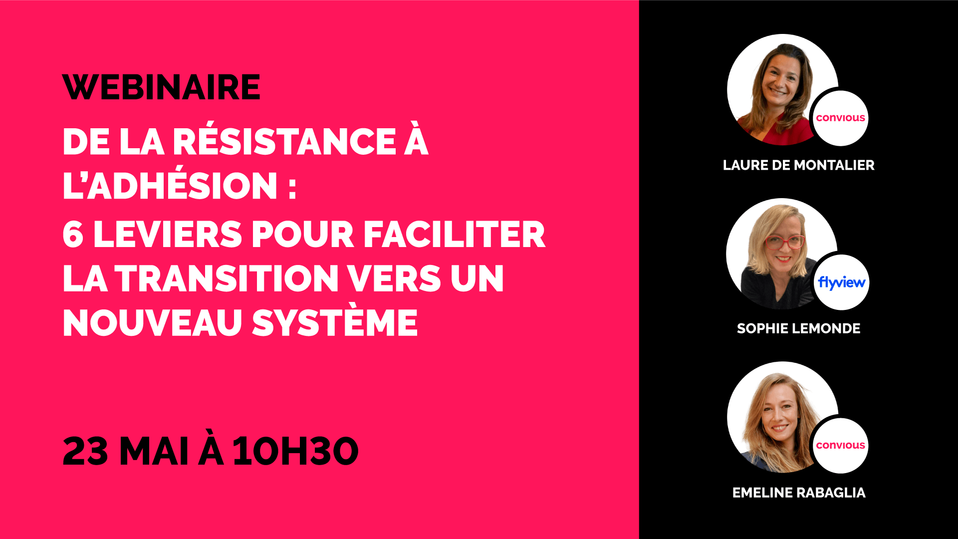 Convious France : 1er webinaire le mardi 23 mai avec FlyView Paris