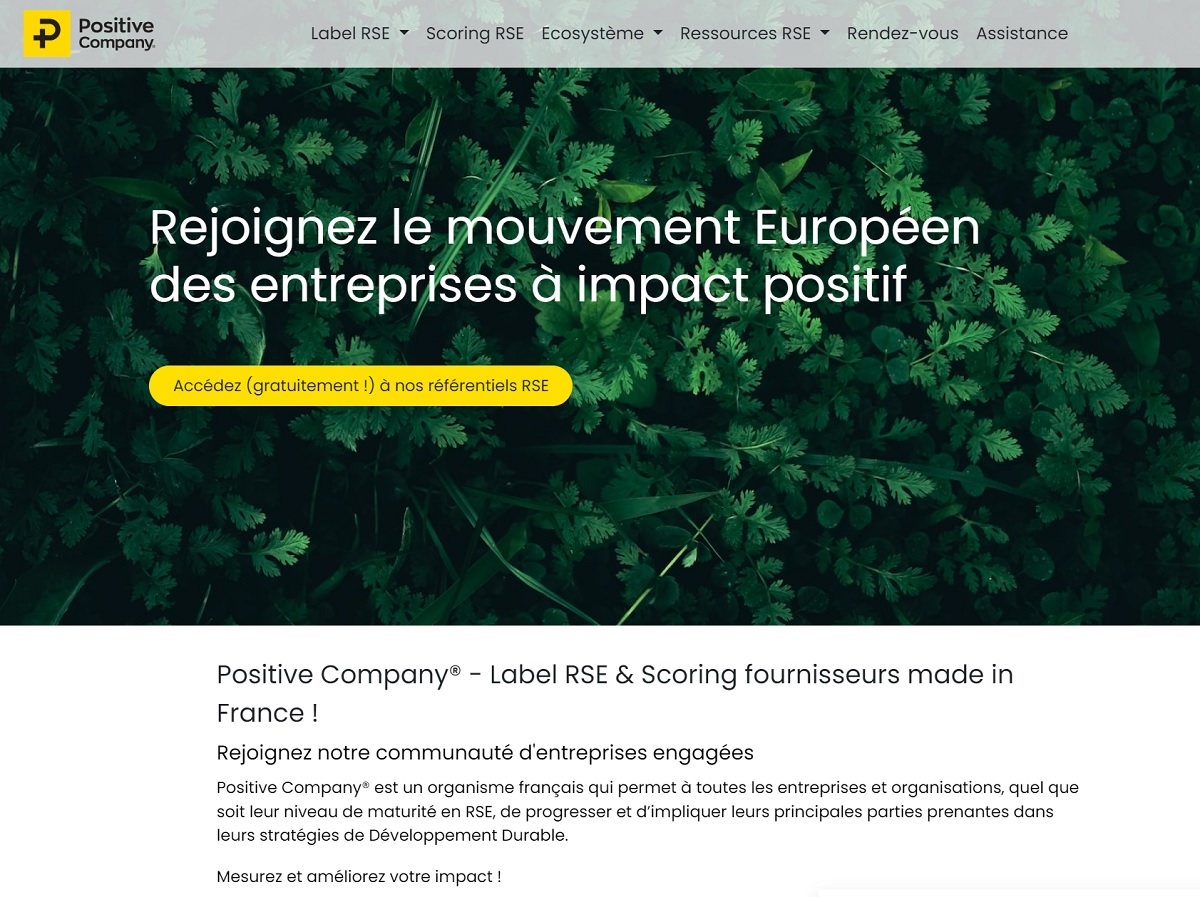 Le programme de labellisation Positive Company se déroule en deux temps sur une durée de deux à quatre mois - DR : Positive Company