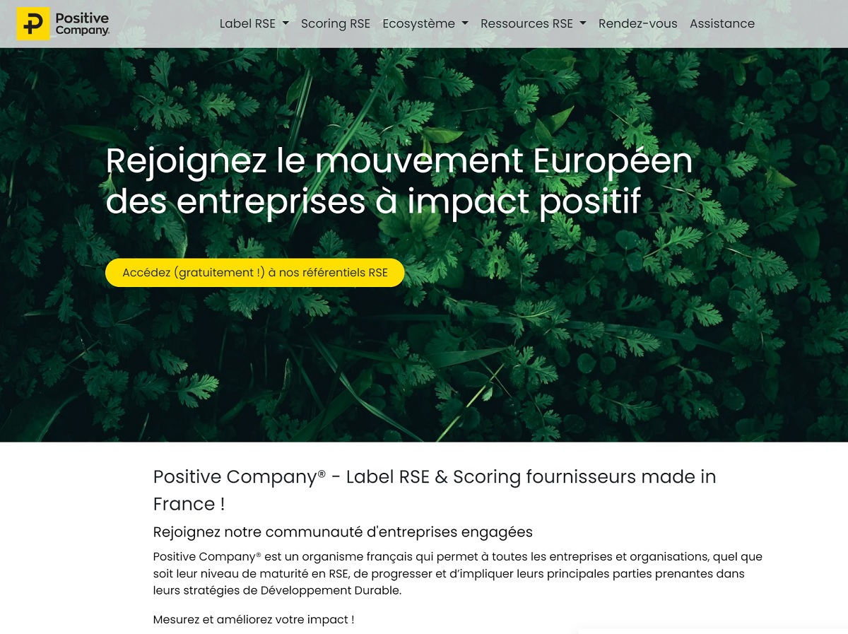 Le programme de labellisation Positive Company se déroule en deux temps sur une durée de deux à quatre mois - DR : Positive Company Le programme de labellisation Positive Company se déroule en deux temps sur une durée de deux à quatre mois - DR : Positive Company