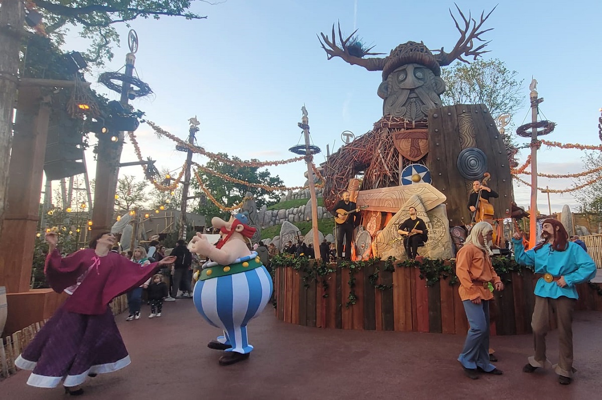 Le "Festival Toutatis", nouvelle zone du Parc Astérix, a été inauguré officiellement et en grande pompe, le 12 mai dernier - DR : A.B.