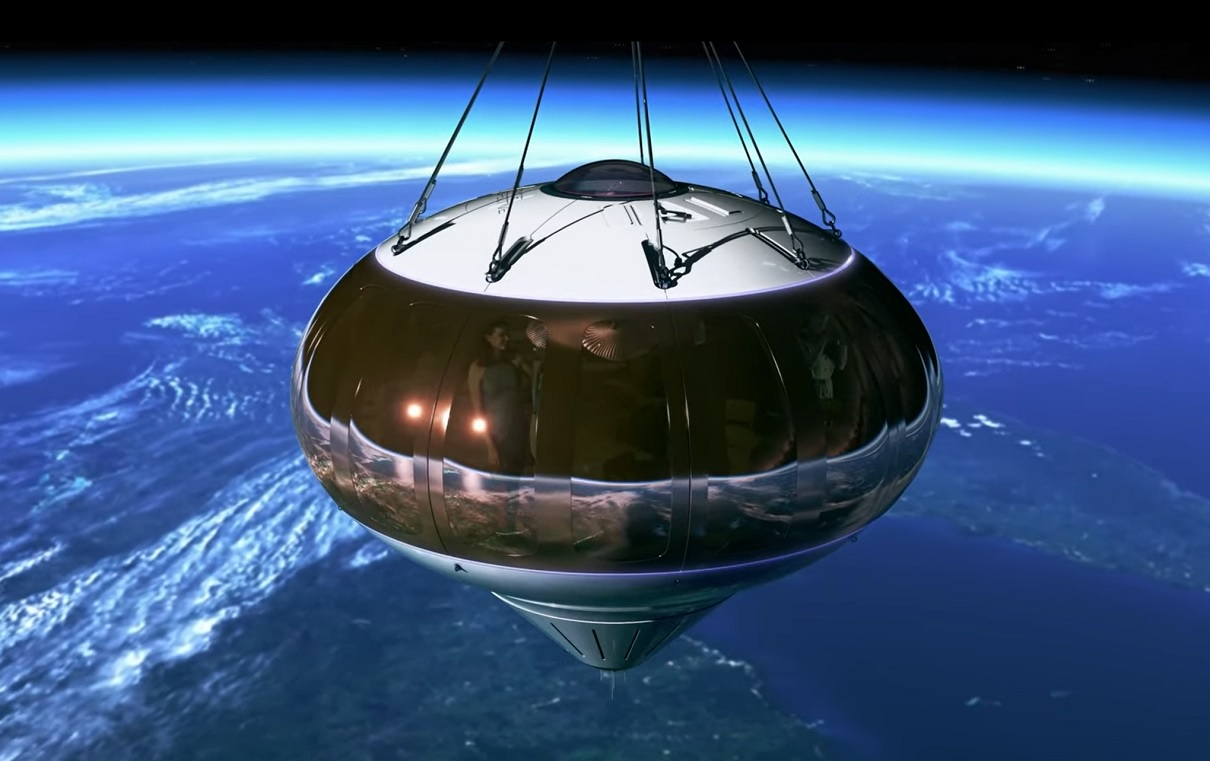 Les mariages dans l'espace font leur retour avec Space Perspective avec le Spaceship Neptune - Photo Space Perspective capture écran