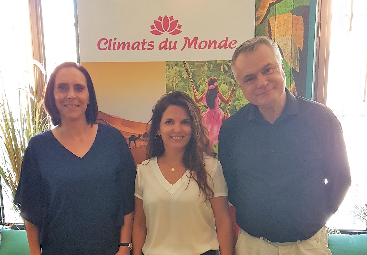 Amanda Geraud est la nouvelle directrice des ventes de Climats du Monde. Elle animera l’équipe commerciale composée de Christophe Fougairolle, Thierry Rabillon et Barbara Foll - DR : Climats du Monde