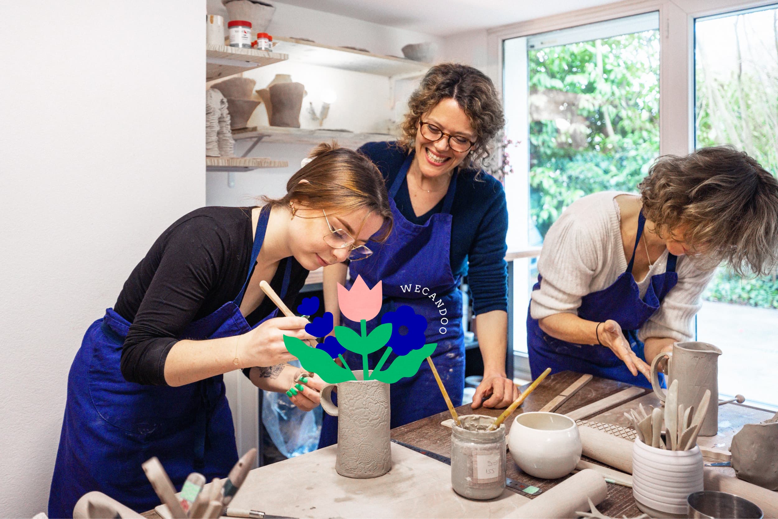 Les ateliers artisanaux fédèrent les groupes (©Wecandoo)