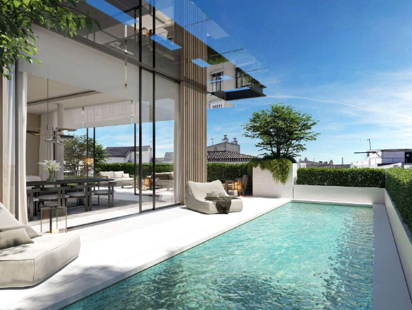 Six des résidences seront équipées d'une piscine privée (Photo Mandarin oriental)