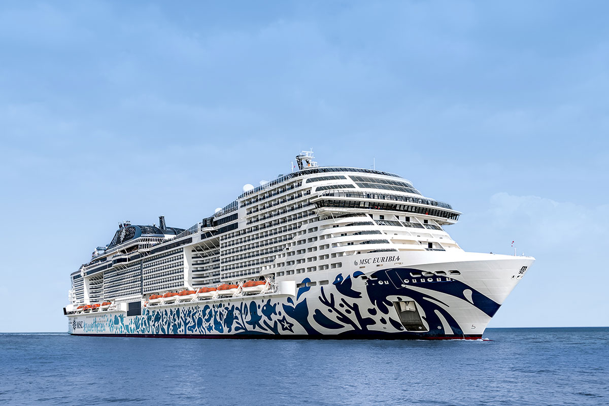 Descubra o mais recente carro-chefe da MSC Cruzeiros, o MSC Euribia, e parta para os fiordes da Noruega ou do norte da Europa