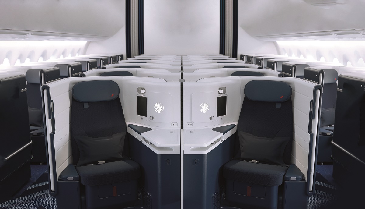 Air France presenta una versión avanzada de su asiento de negocios
