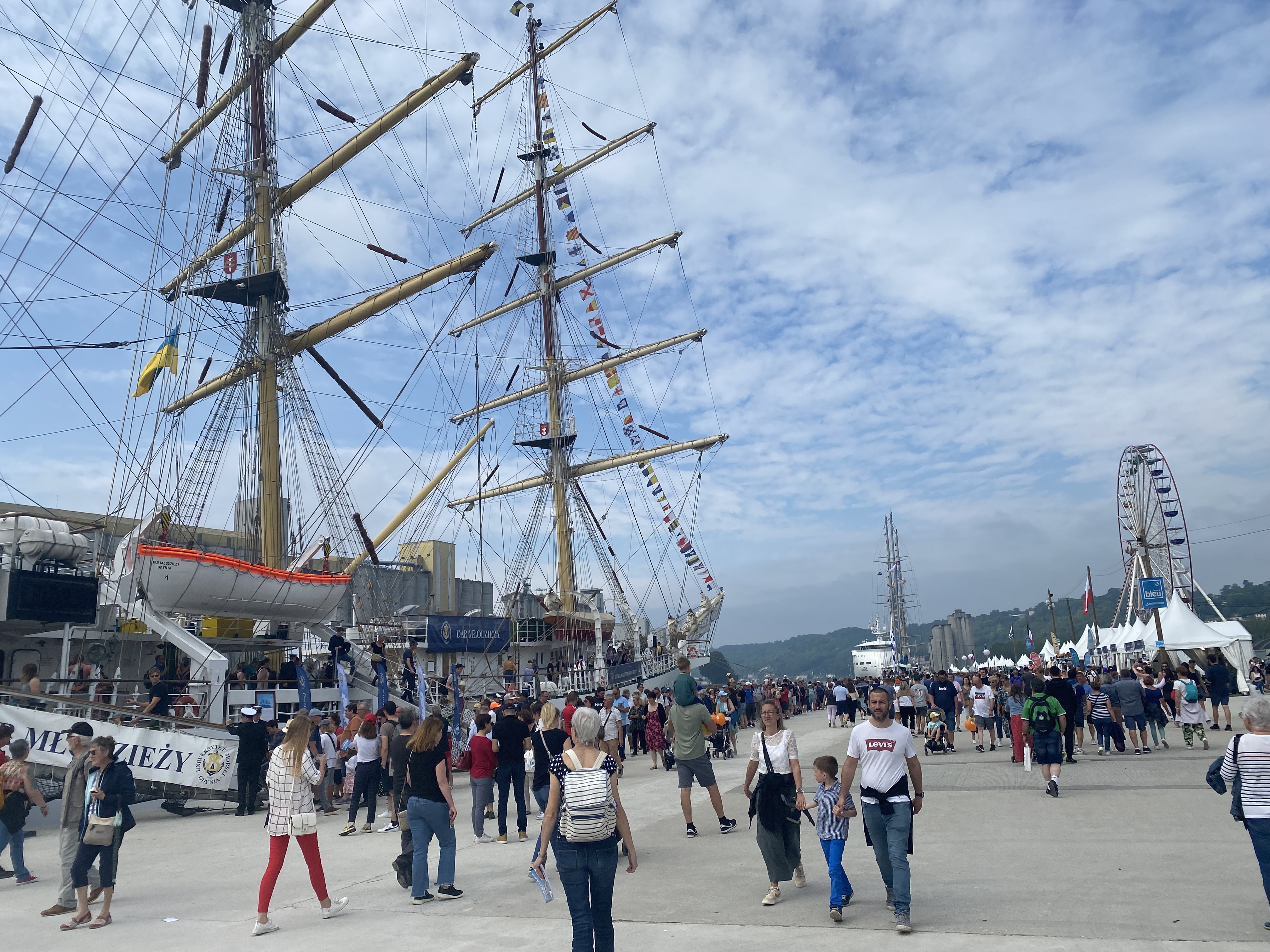 L'affluence ne s'est pas relâchée pendant huit jours, pour l'Armada de Rouen 2023 (©BC)