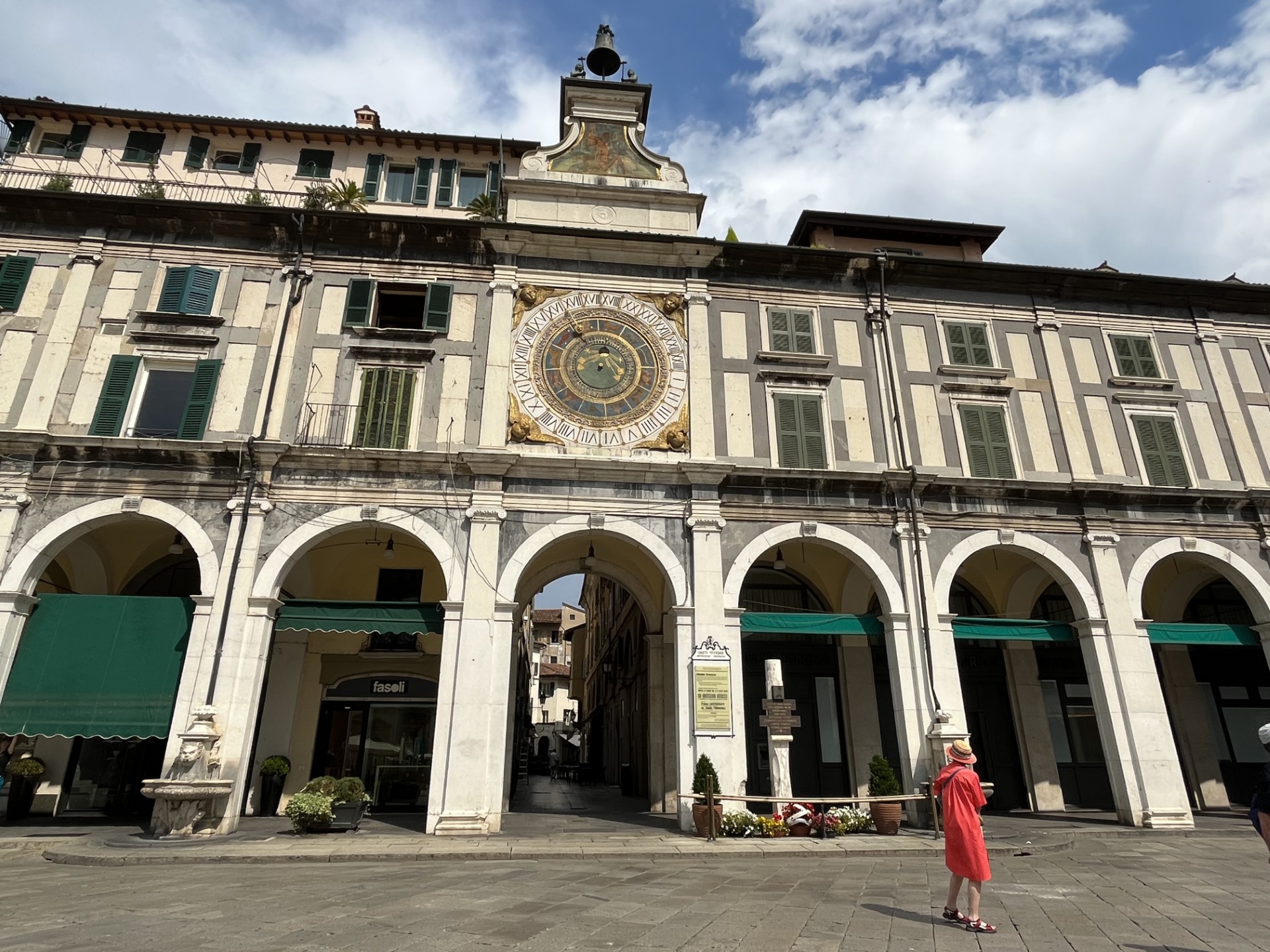 Depuis le XVIe siècle, Brescia possède une magnifique horloge astronomique (Photo PB)