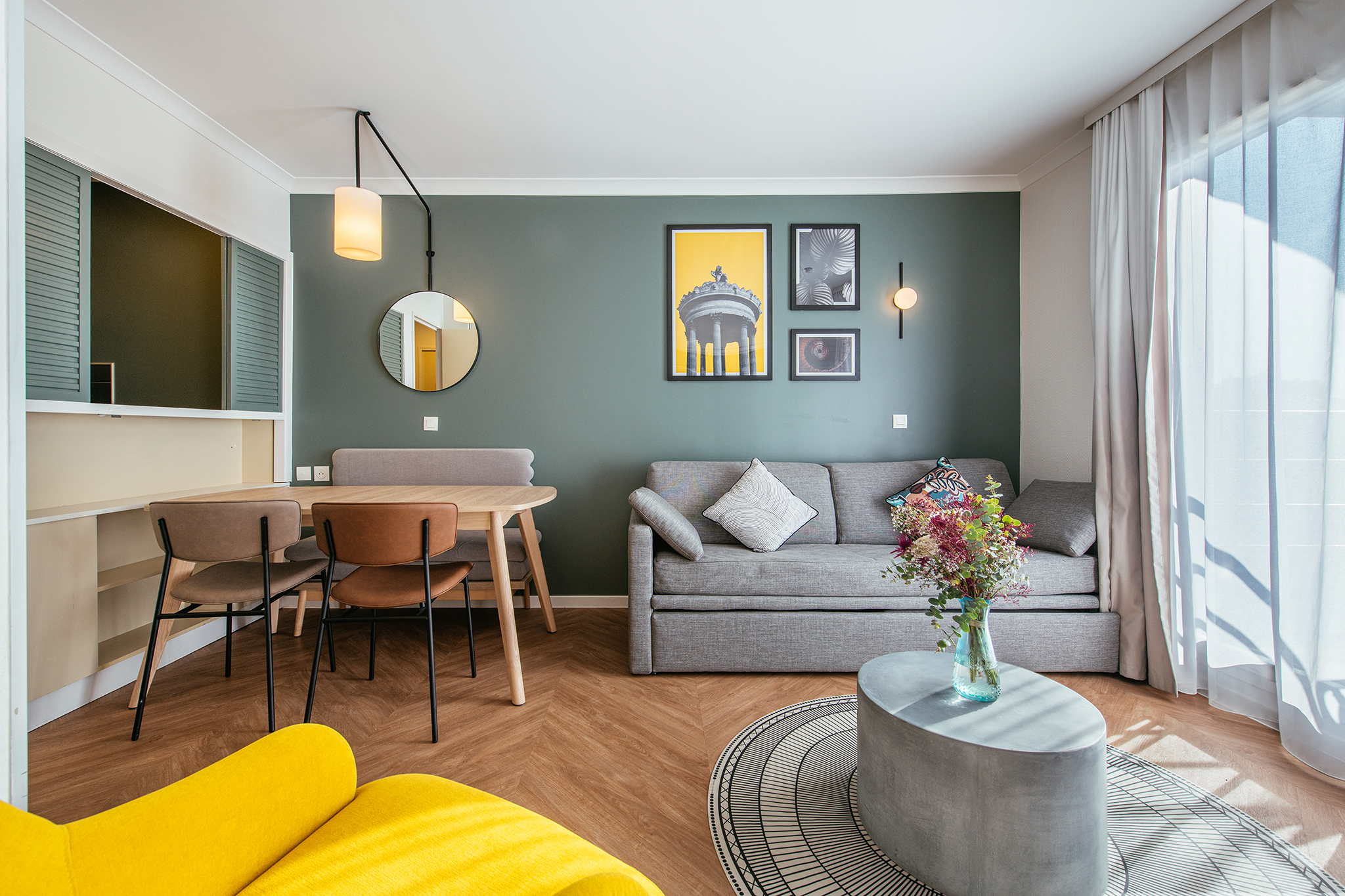 Un appartement de l'Adagio Paris Buttes Chaumont (©Adagio)