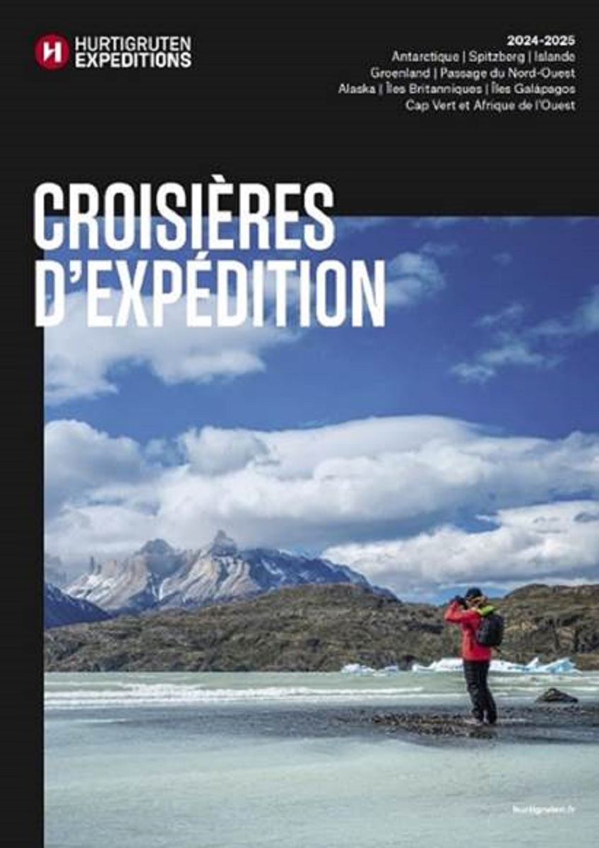 La brochure Hurtigruten Expeditions 2024-2025 est disponible - DR : Huritgruten La brochure Hurtigruten Expeditions 2024-2025 est disponible - DR : Huritgruten