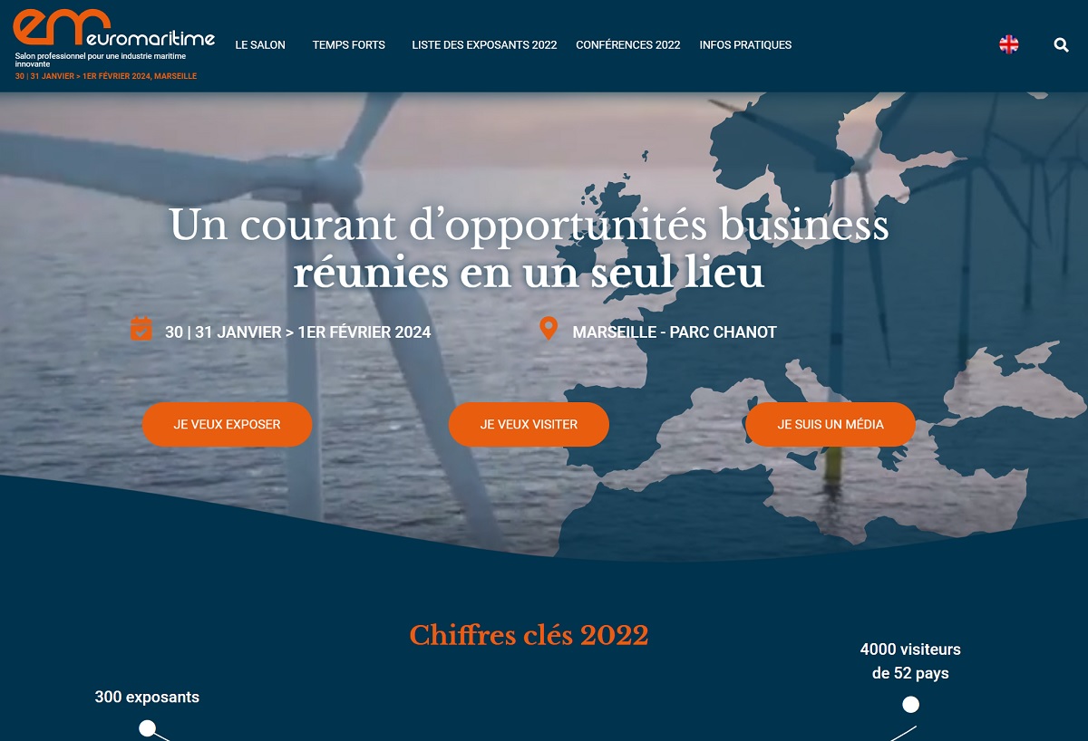 Le salon EUROMARITIME 2024 abordera la question de la décarbonation du secteur maritime - DR : Euromaritime