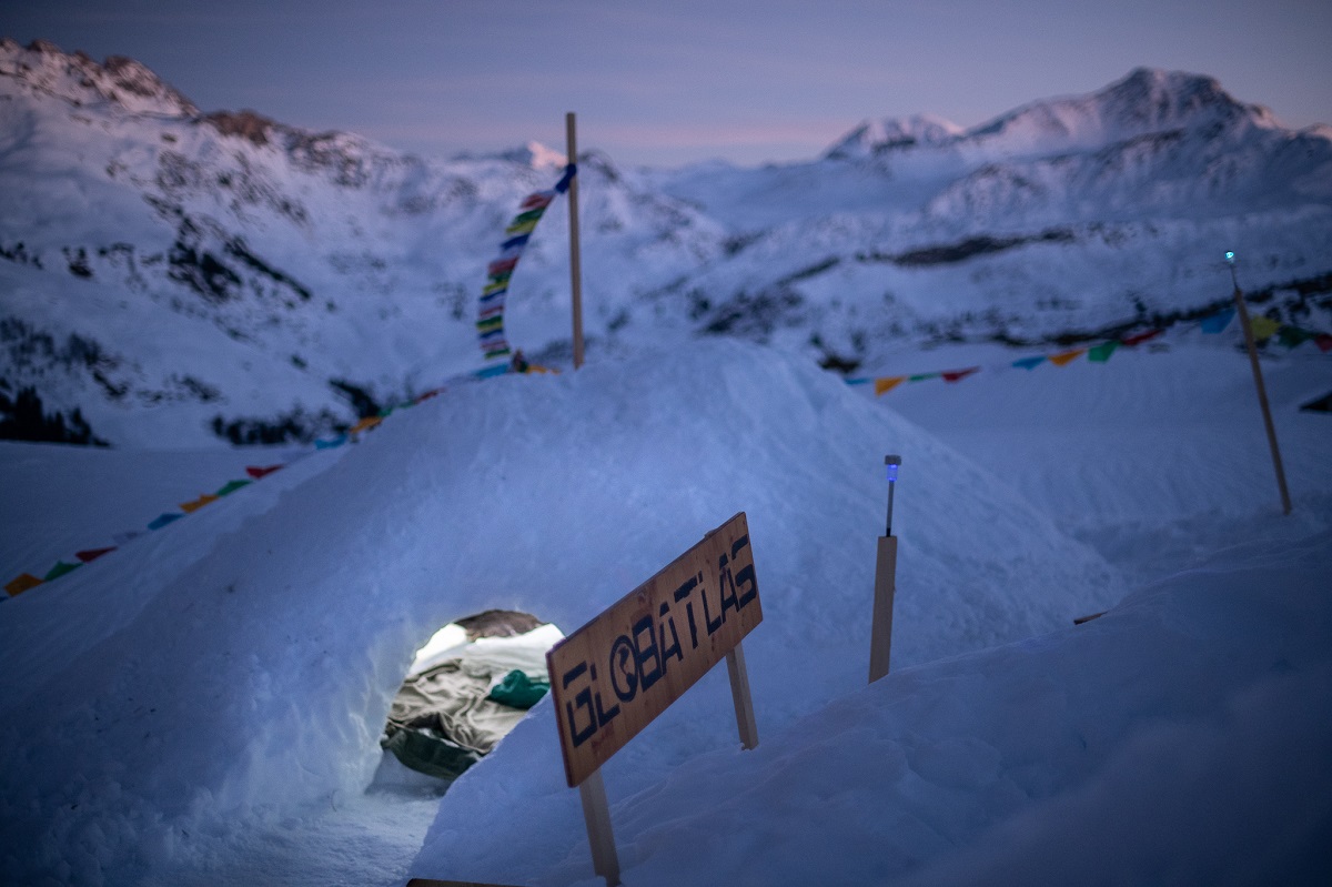 GlobAtlas Adventures propose des nuitées en igloo l'hiver, à Arêches-Beaufort - DR : GlobAtlas Adventures