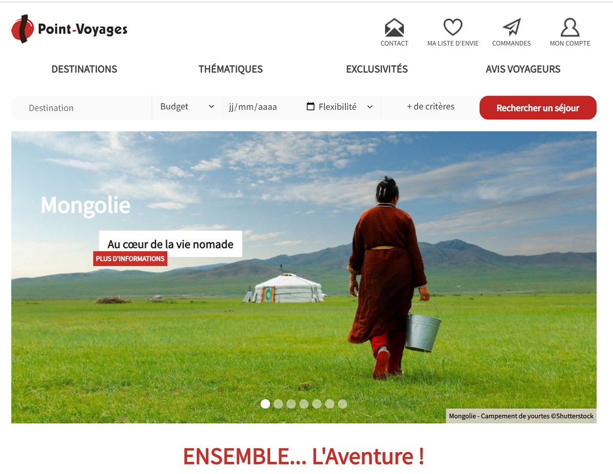 Point Voyages en liquidation judiciaire en passe d'être repris par Point Afrique - Photo Capture écran Point Voyages en liquidation judiciaire en passe d'être repris par Point Afrique - Photo Capture écran