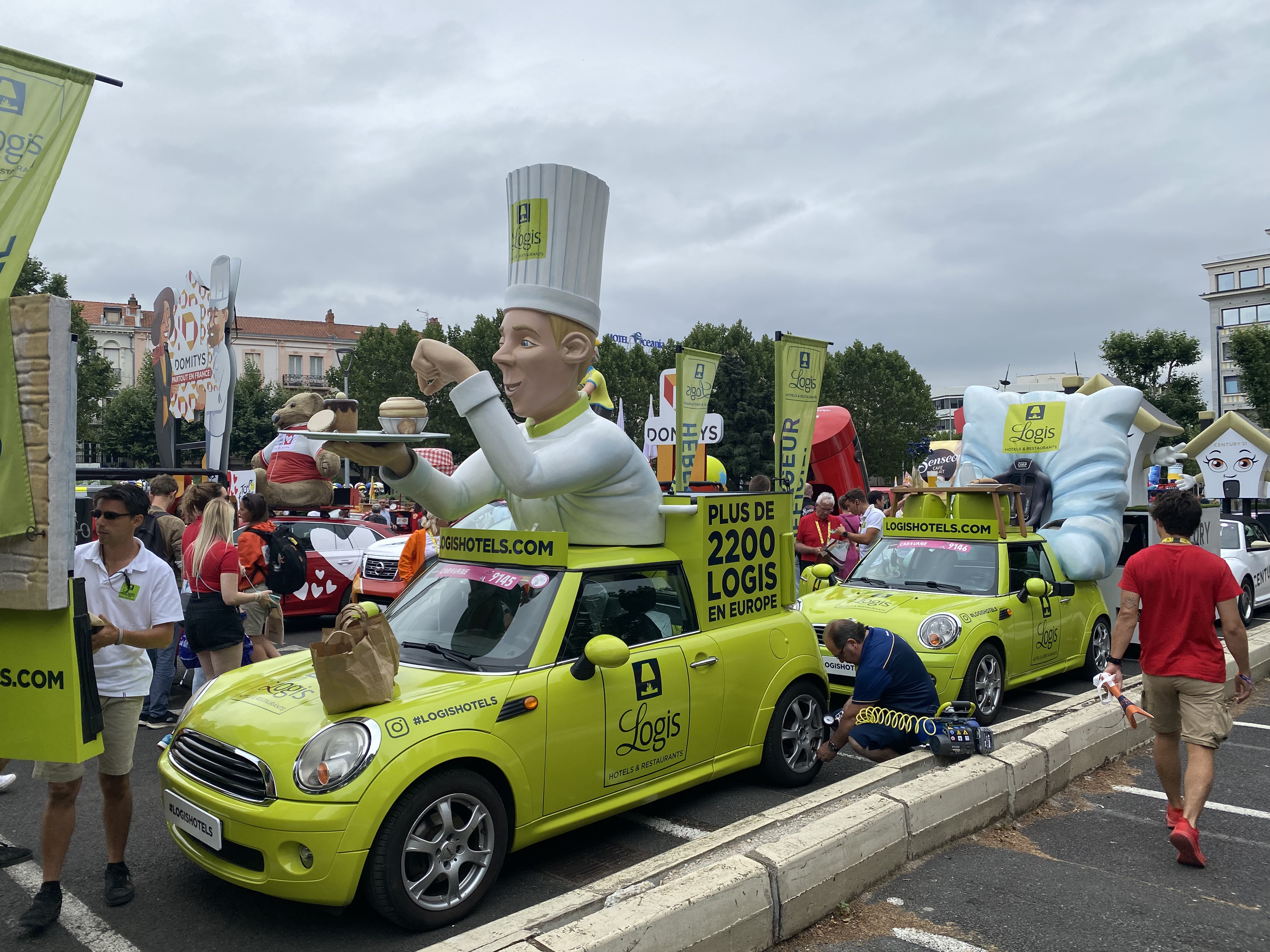 Chacun a sa place bien précise dans le convoi (©BC)