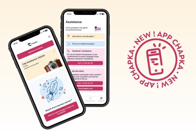 Chapka vient de lancer une application mobile pour les assurés Photo Chapka