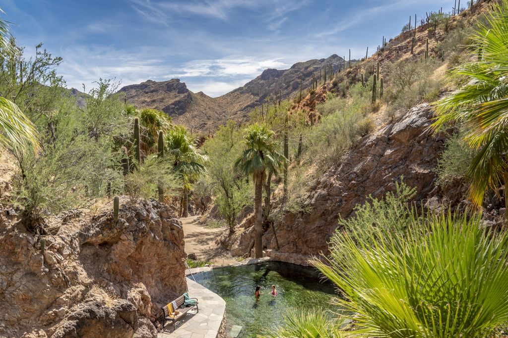 A Castle Hot Springs, des sources d’eau chaude cristallines (Photo Castle Hot Springs/Arizona tourism)