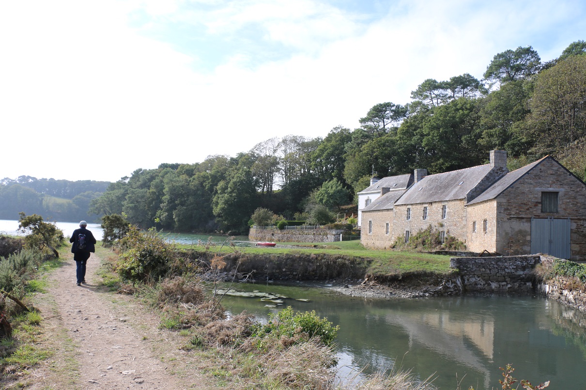 Le fleuve Laïta dans le département du Finistère est un secret bien gardé - Photo JFR