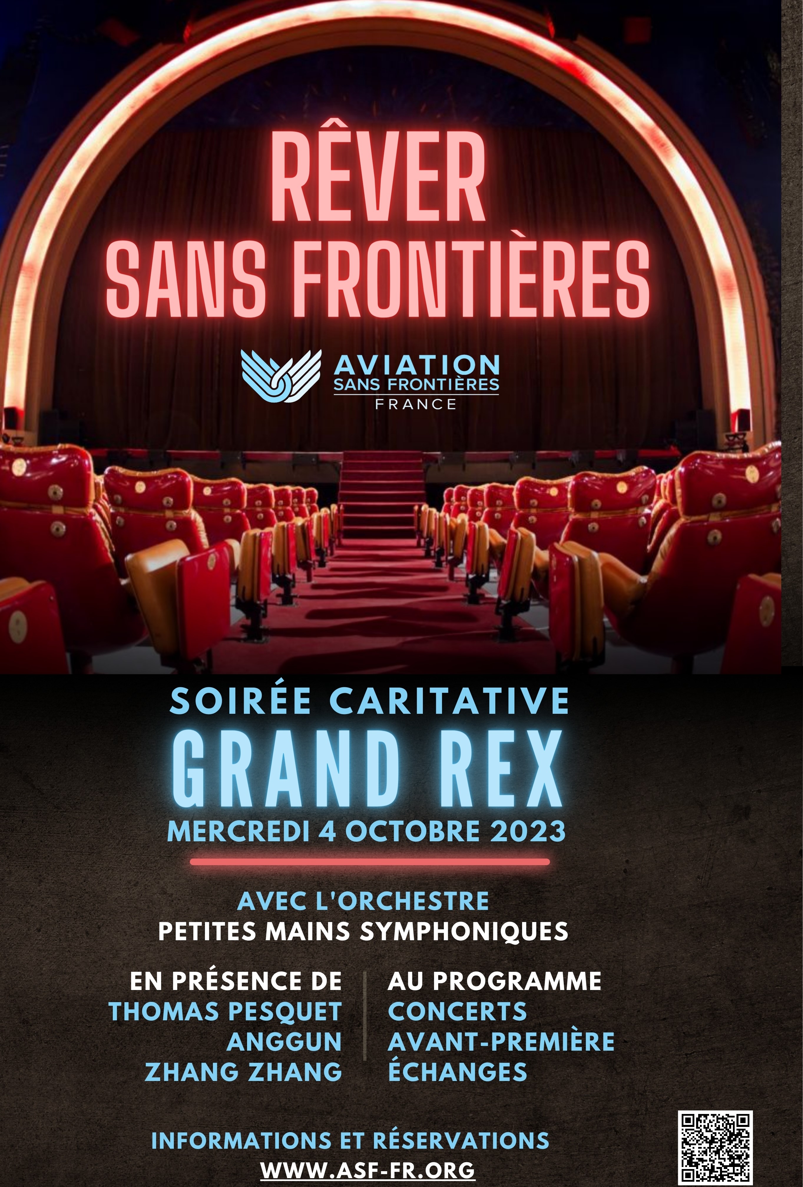 « Rêver sans Frontières » : une soirée caritative au Grand Rex Paris « Rêver sans Frontières » : une soirée caritative au Grand Rex Paris