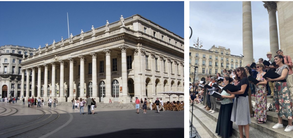Des temps forts mêlant sport et culture se tiendront dans les neuf villes hôtes comme ici à l'Opéra National de Bordeaux. ©Opéra National de Bordeaux