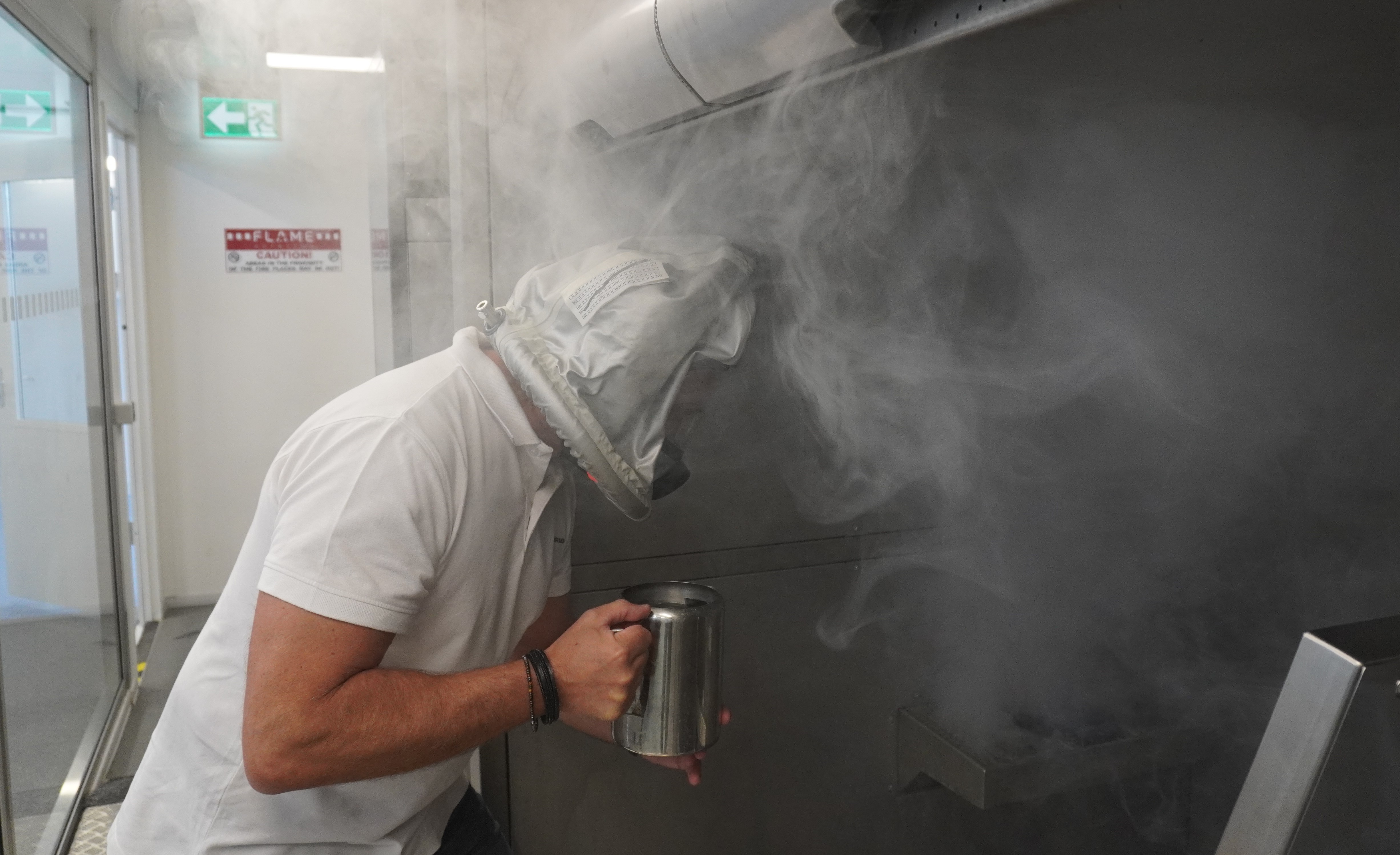 Une série de procédures de sécurité est mise en place pour parer à la surchauffe des batteries au lithuim à bord des avions  Photo : C.Hardin Une série de procédures de sécurité est mise en place pour parer à la surchauffe des batteries au lithuim à bord des avions  Photo : C.Hardin