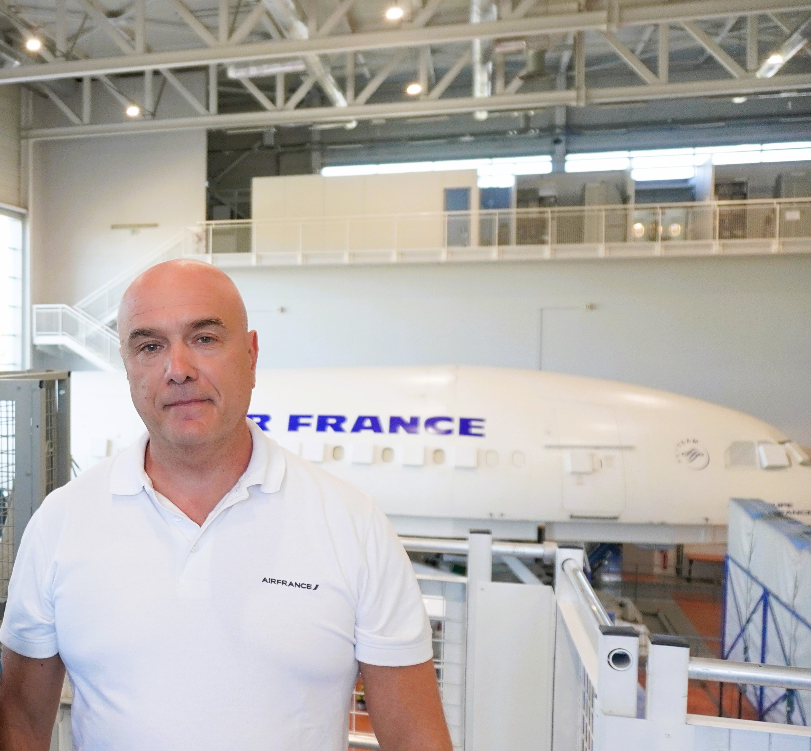 Luc Chanrion,  Expert Instructeur Sécurité Sauvetage au sein d’Air France à Roissy CDG