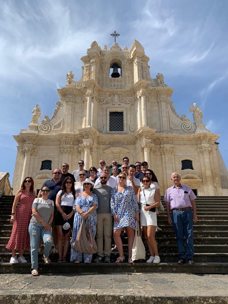 Les participants du Voyage des patrons en Sicile - CE