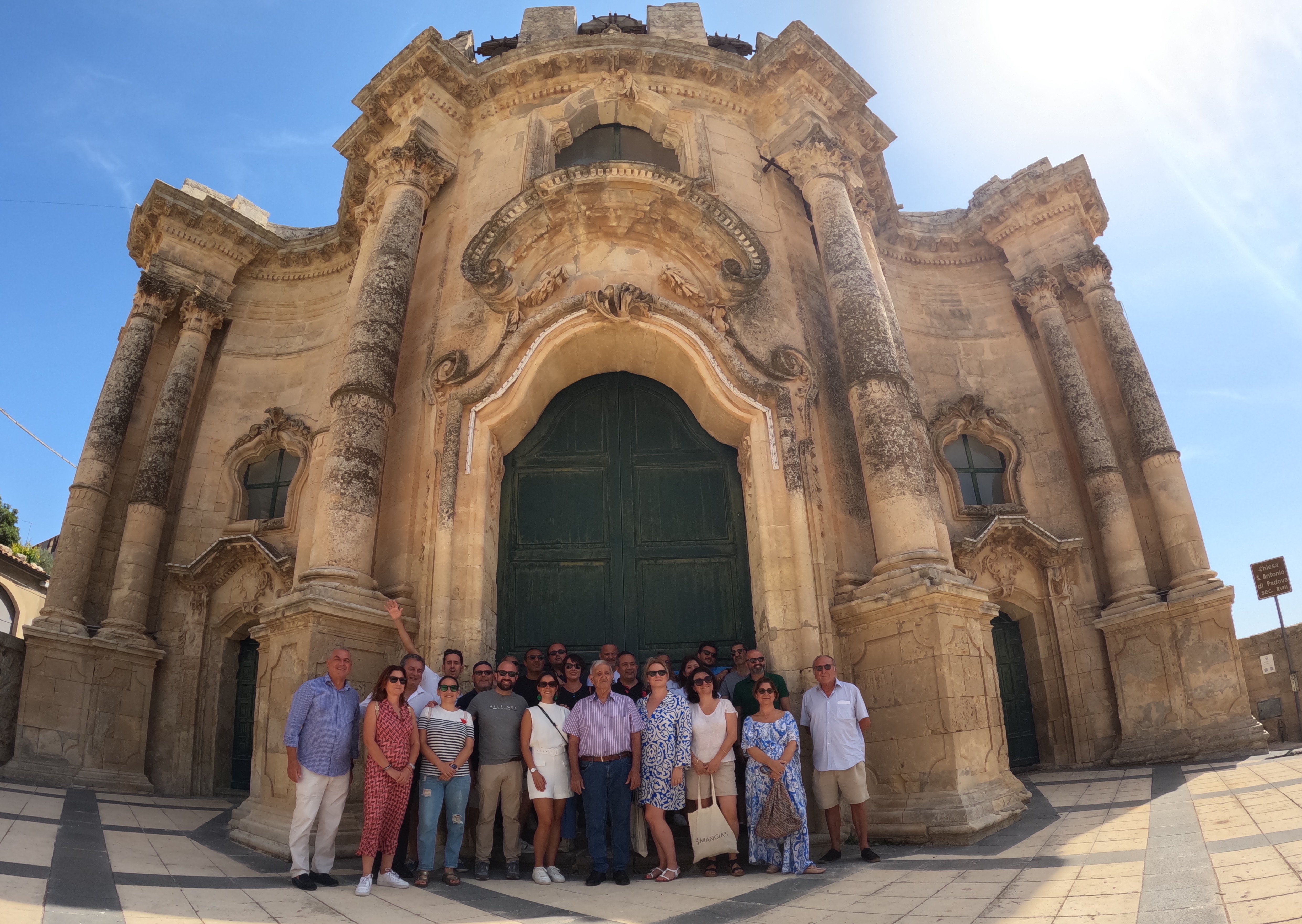 Les participants du 19e Voyage des Patrons en Sicile - Photo CE