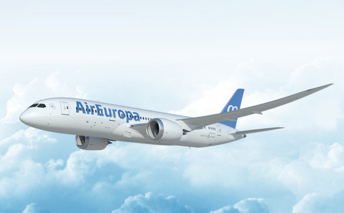 Le « Dreamliner » B.787, avion de dernière génération fiable et confortable.Photo : AirEuropa