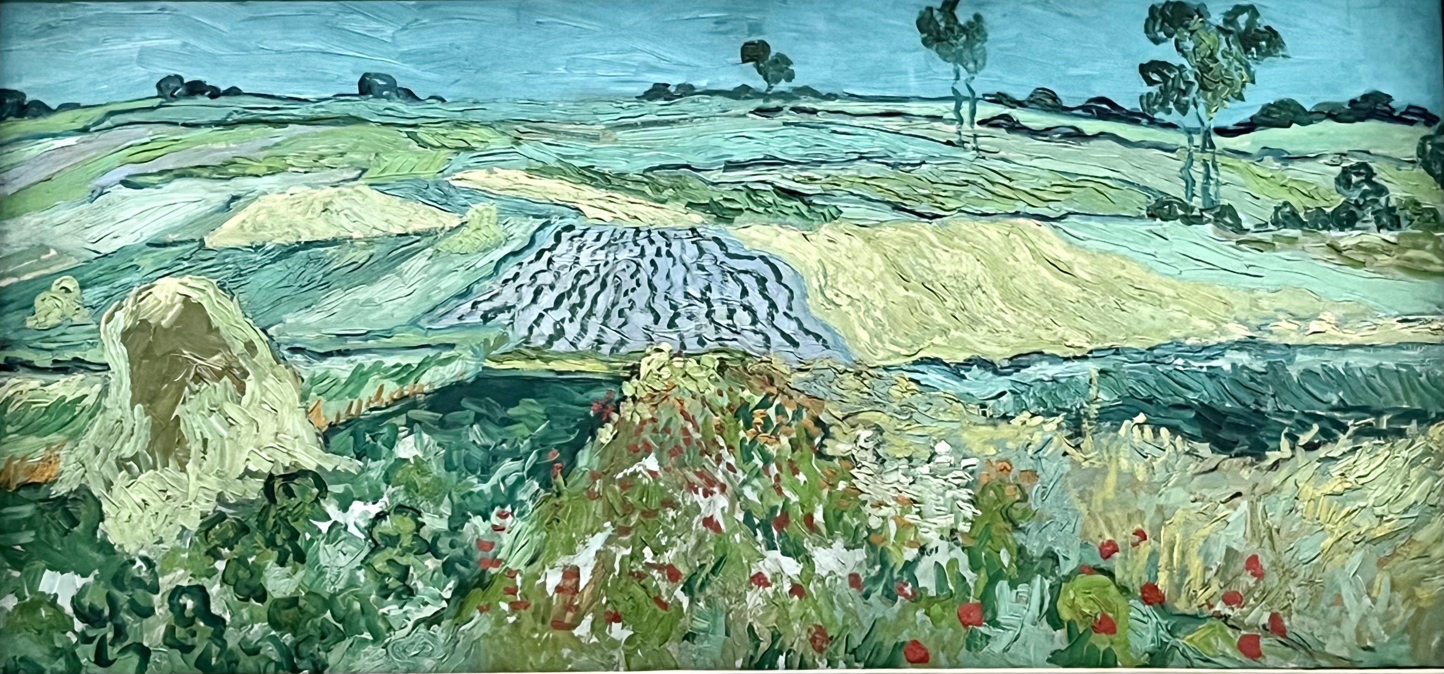 A Auvers-sur-Oise, Van Gogh a expérimenté des formats inédits pour représenter les vastes paysages du Vexin (Photo PB)s A Auvers-sur-Oise, Van Gogh a expérimenté des formats inédits pour représenter les vastes paysages du Vexin (Photo PB)s