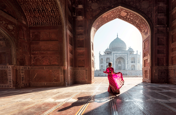 Le mythique Taj Mahal (Photo Ministère du Tourisme d'Inde )