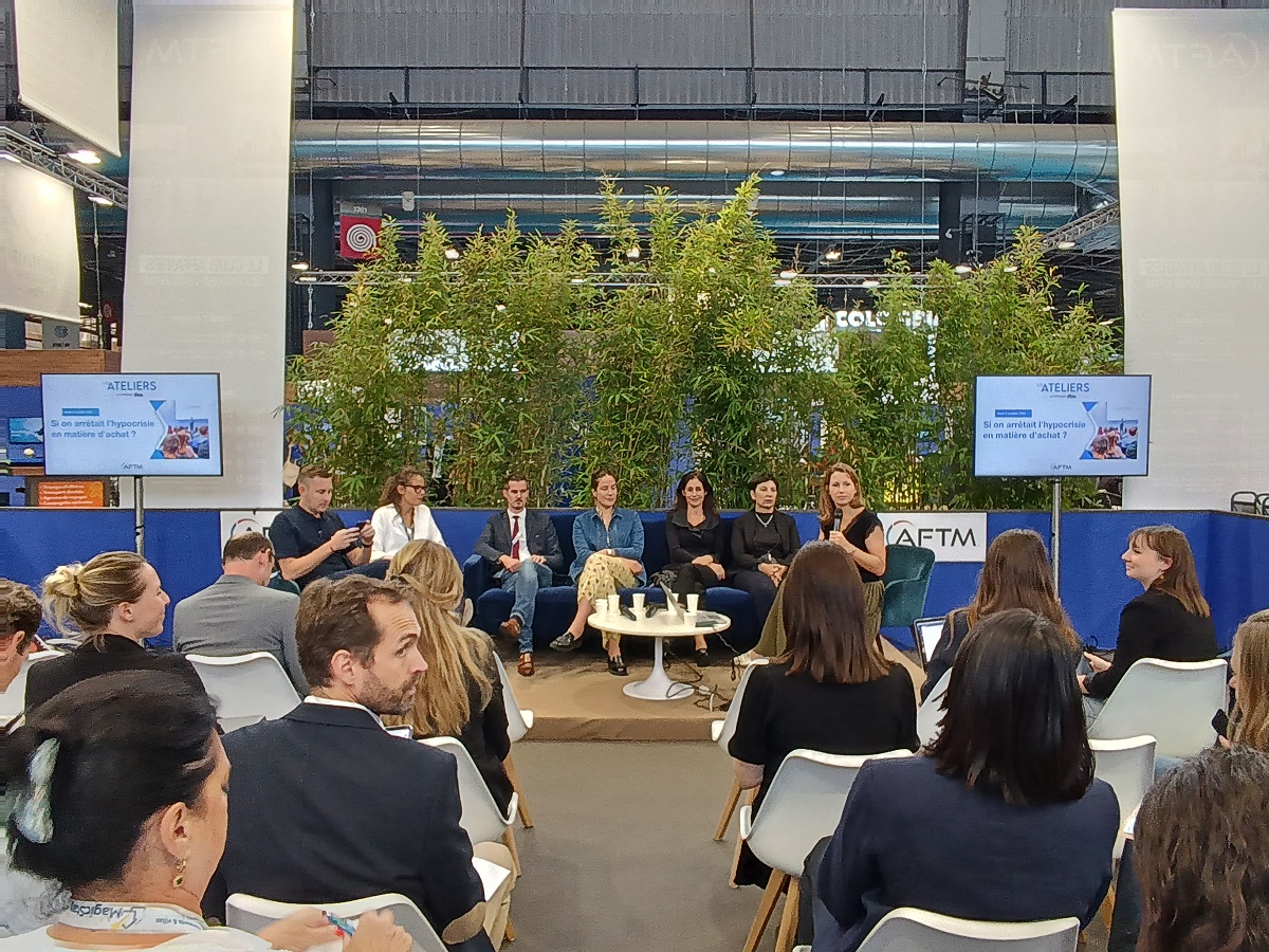 L’IFTM Top Resa a organisé, jeudi 5 octobre 2023, une conférence « Si on arrêtait l’hypocrisie en matière d’achat ? », animée par Marie Allantaz - CL L’IFTM Top Resa a organisé, jeudi 5 octobre 2023, une conférence « Si on arrêtait l’hypocrisie en matière d’achat ? », animée par Marie Allantaz - CL