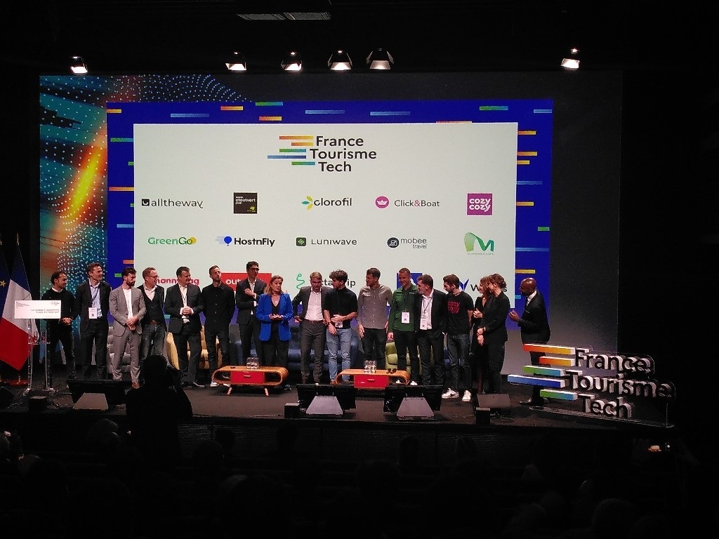 La première promotion de France Tourisme Tech a été réunie par Olivia Grégoire à Station F - Crédit photo : Jonathan Huffstutler La première promotion de France Tourisme Tech a été réunie par Olivia Grégoire à Station F - Crédit photo : Jonathan Huffstutler
