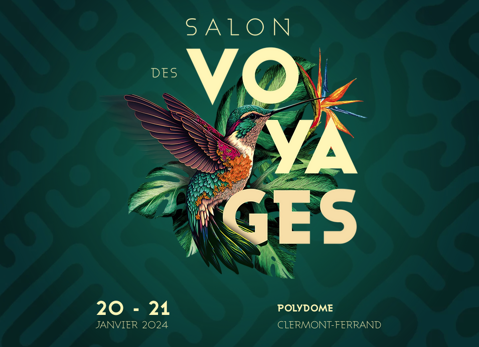 Le Salon des Voyages se tiendra les 20 et 21 janvier 2024 au Polydôme de Clermont-Ferrand - DR