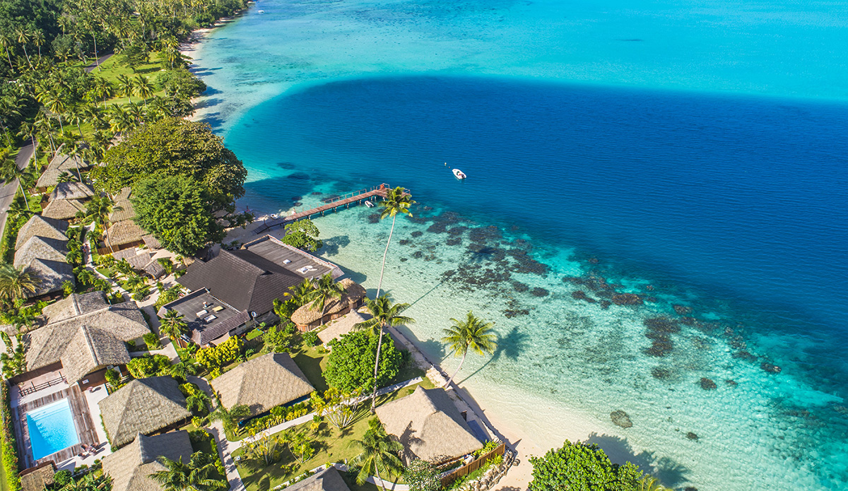 L’hôtel Le Mahana sur l’île de Huahine © Frantz