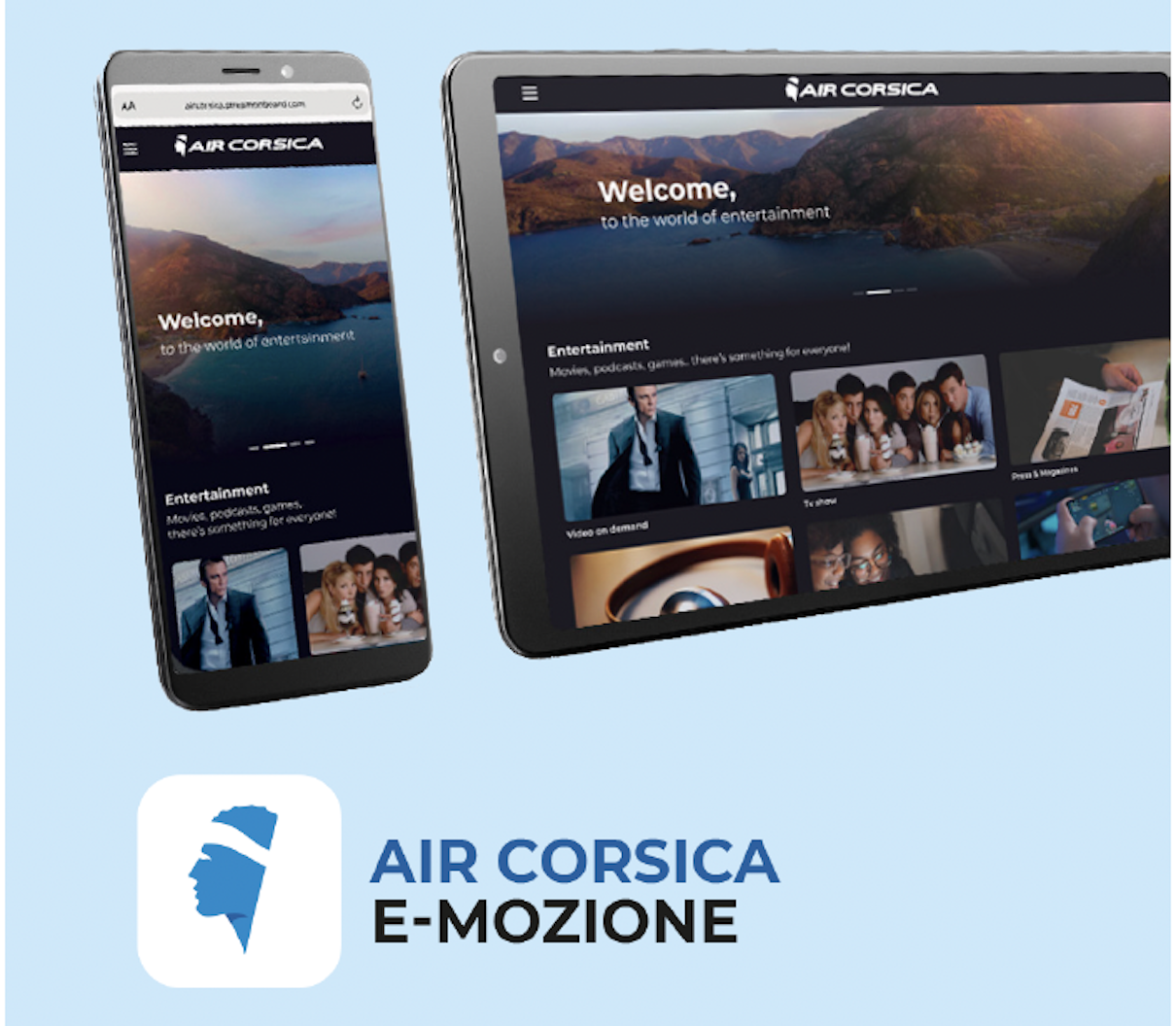 Un nouveau portail numérique à bord - Air Corsica