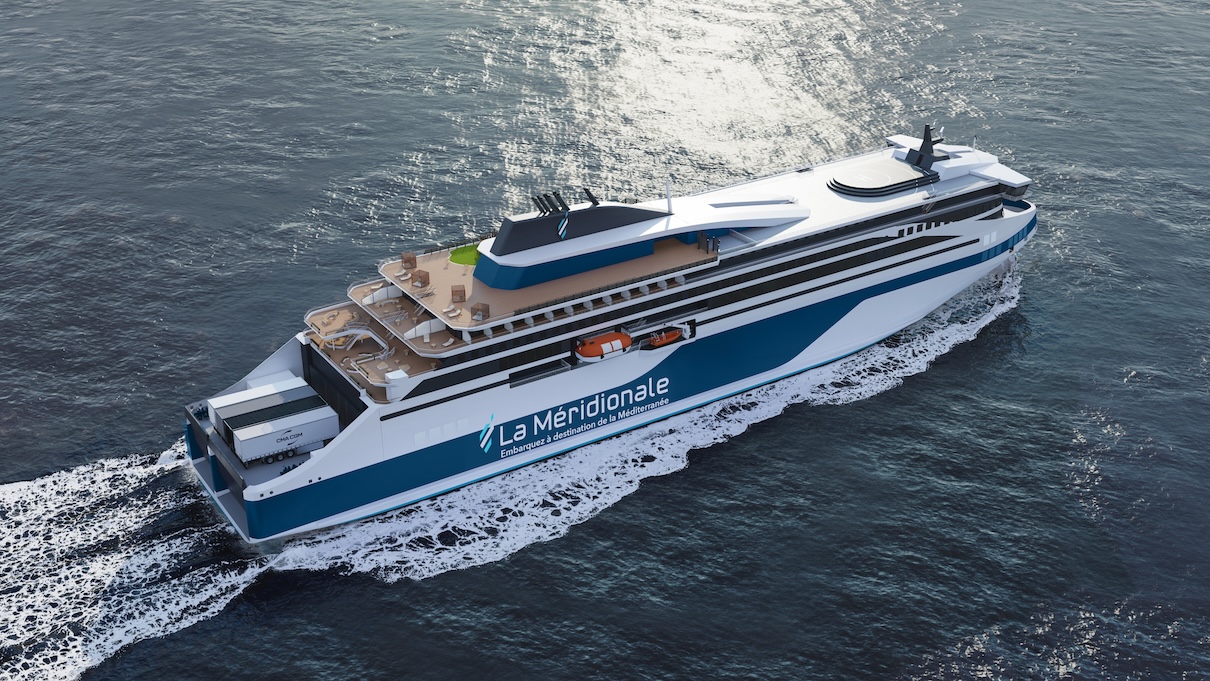 La Méridionale recevra au 1er trimestre 2027 deux nouveaux navires pavillon français - ©Stirling Design International