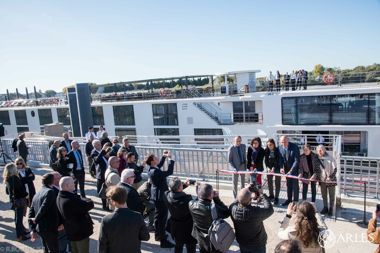 Croisières : Arles inaugure son nouvel appontement fluvial - Arles