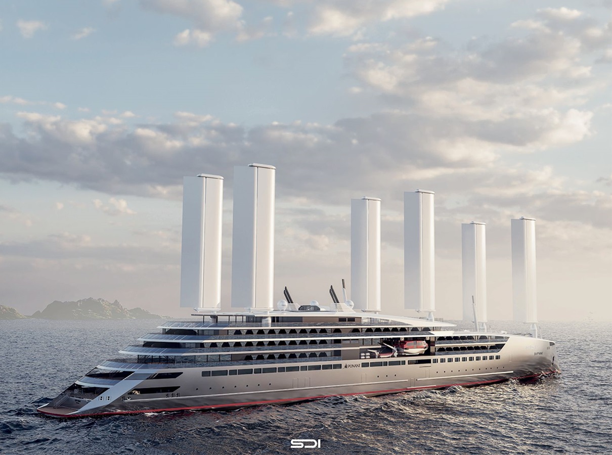 Ponant veut réinventer la croisière avec des... voiles - Crédit photo : Stirling Design International