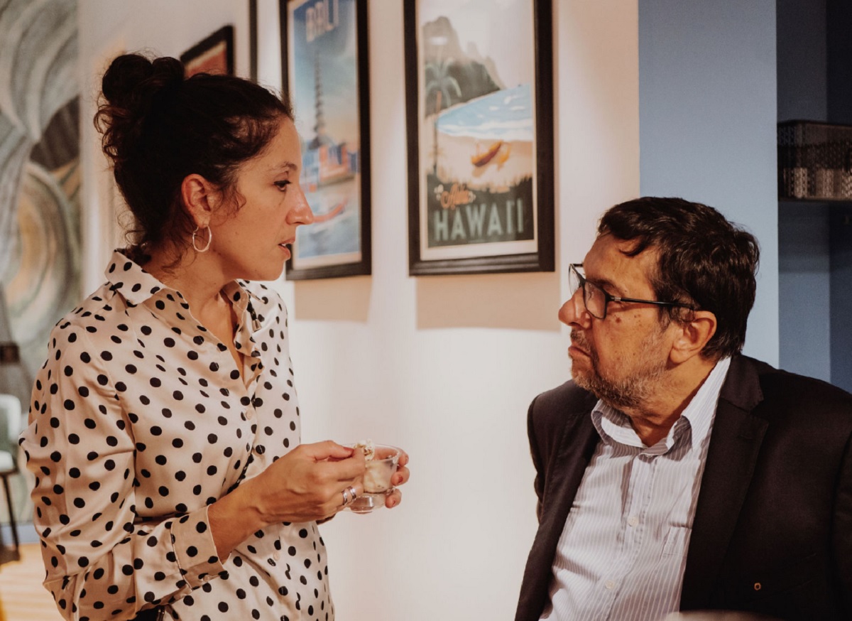 Virginie Delbos, DG de FITOUR avec son père Jean-Michel Delbos, le fondateur de FITOUR Voyages et président du Groupe DELBOS, lors de l'inauguration de l’agence de Brive-la-Gaillarde - DR : FITOUR