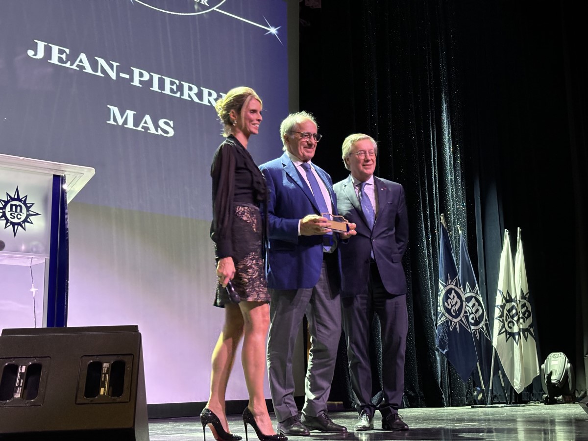 Jean-Pierre Mas, le futur Médiateur du Tourisme et du Voyage, mis à l'honneur lors des All-Stars of the Sea. ©DS