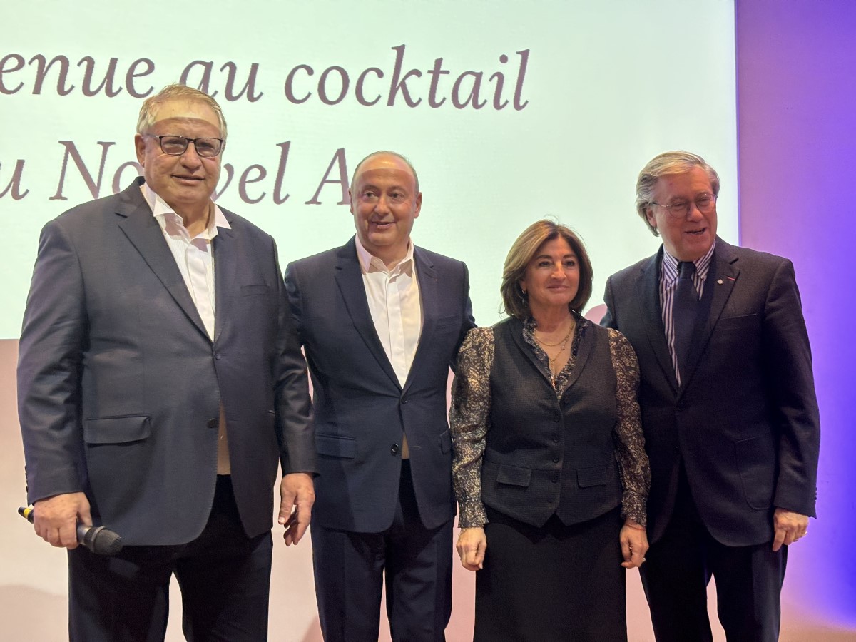 De gauche à droite, Mumtaz Teker, président de l'APST, Laurent Abitbol, vice-président ; Valérie Boned, présidente des EDV, et Patrick Pourbaix, vice-président. ©DS